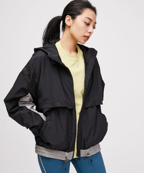 【UV】カラーブロックZIPブルゾン 