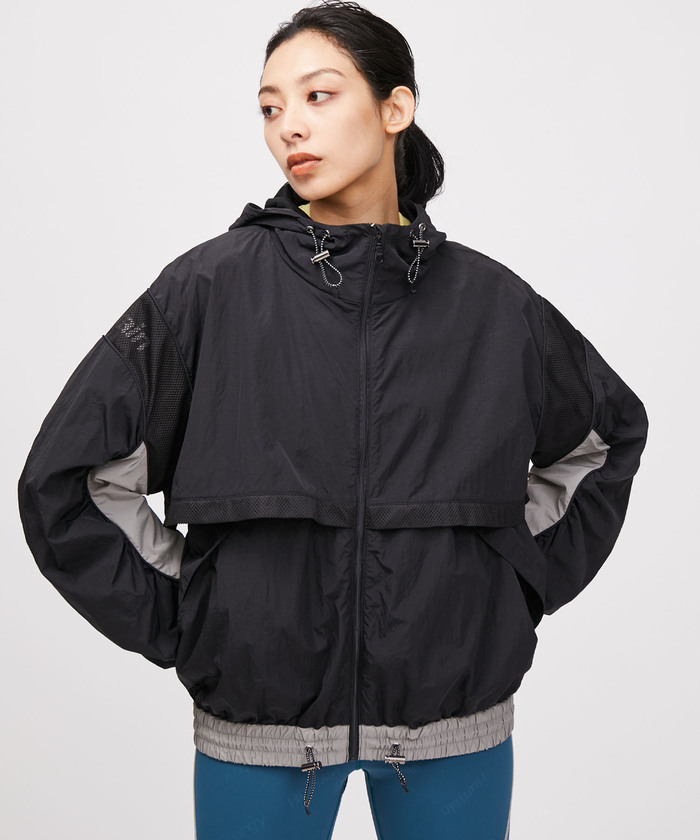 UV】カラーブロックZIPブルゾン アウトレット ショップ