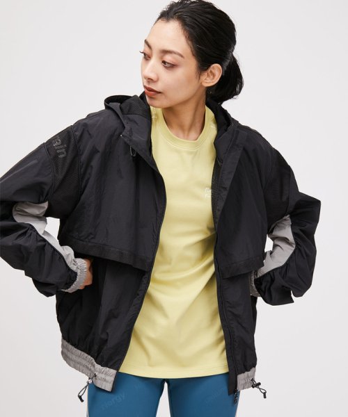【UV】カラーブロックZIPブルゾン 