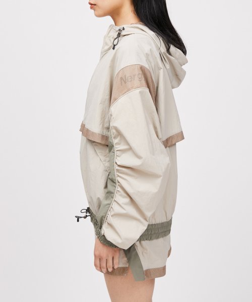 【UV】カラーブロックZIPブルゾン 
