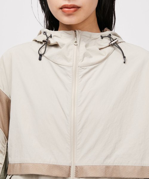 【UV】カラーブロックZIPブルゾン 