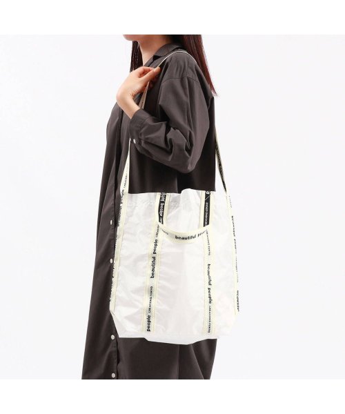 beautiful people(ビューティフルピープル)/ビューティフルピープル トートバッグ beautiful people sail cloth logo tape shoulder bag 611935/img01