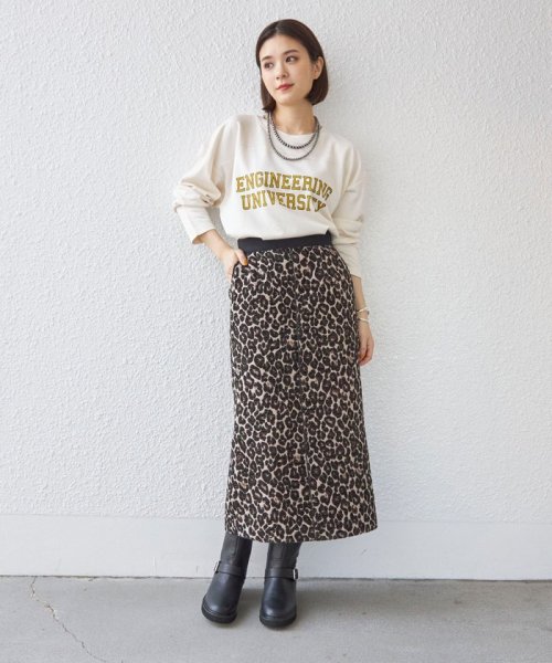 SHIPS WOMEN(シップス　ウィメン)/〈洗濯機可能〉Odub:フットボール TEE◇/img19