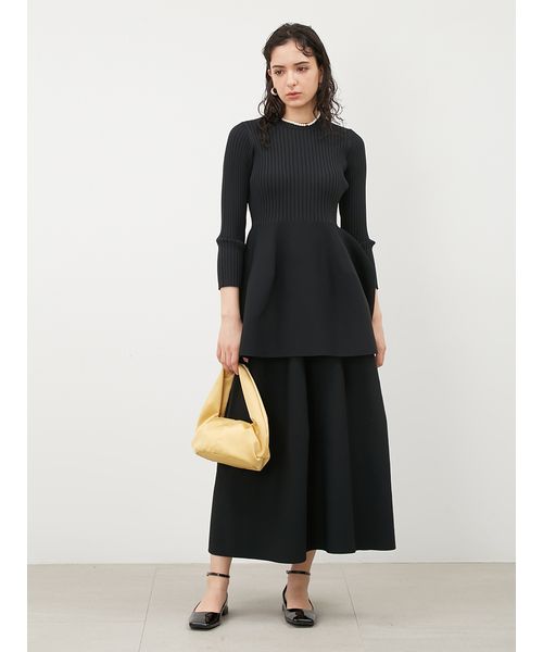 構築シルエットペプラムニットチュニック(505462842)｜阪急百貨店公式