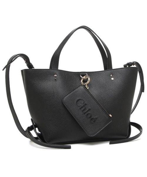 クロエ トートバッグ ショルダーバッグ クロエセンス ブラック レディース CHLOE CHC23SS119J32 001 CHLOE クロエ トートバッグ ショルダーバッグ クロエセンス ブラック レディース CHC23SS119J32