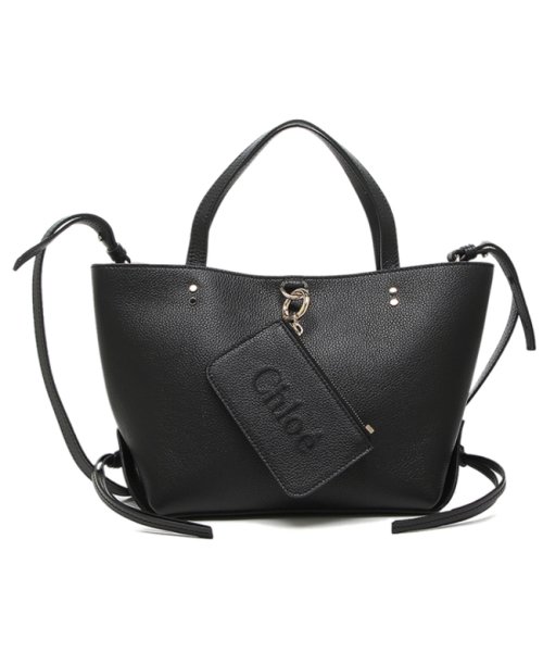 クロエ トートバッグ ショルダーバッグ クロエセンス ブラック レディース CHLOE CHC23SS119J32 001 CHLOE クロエ トートバッグ ショルダーバッグ クロエセンス ブラック レディース CHC23SS119J32