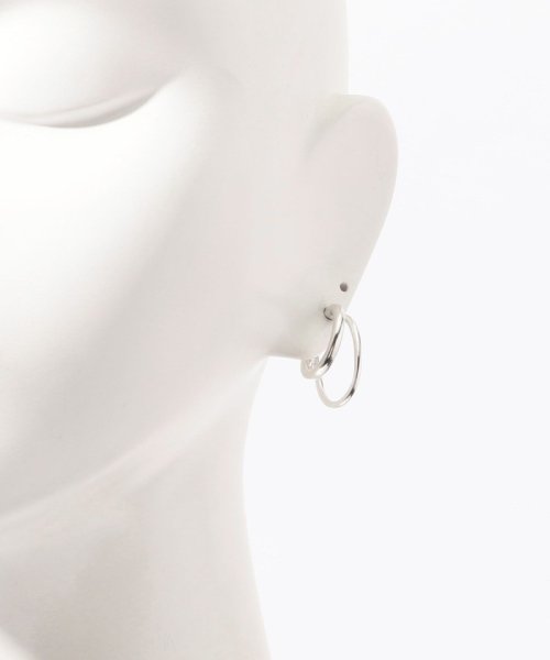 NATHALIE SCHRECKENBERG ダブルフープピアス SCHRECKENBERG