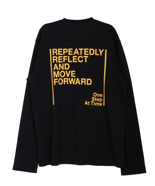 JIGGYS SHOP(ジギーズショップ)/オーガビッツ コットン マルチプリントロンT / ロンT メンズ Tシャツ 長袖 カットソー ロンティー おしゃれ クルーネック/img03