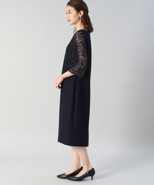 袖レースドレスワンピース  KUE1306022974(10010円)