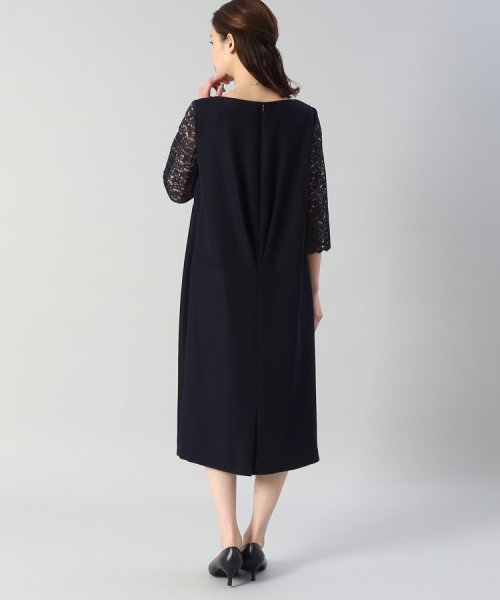 袖レースドレスワンピース  KUE1306022974(10010円)