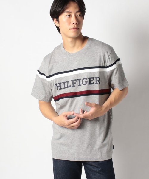 TOMMY HILFIGER(トミーヒルフィガー)/グローバルストライプモノタイプTシャツ/img09