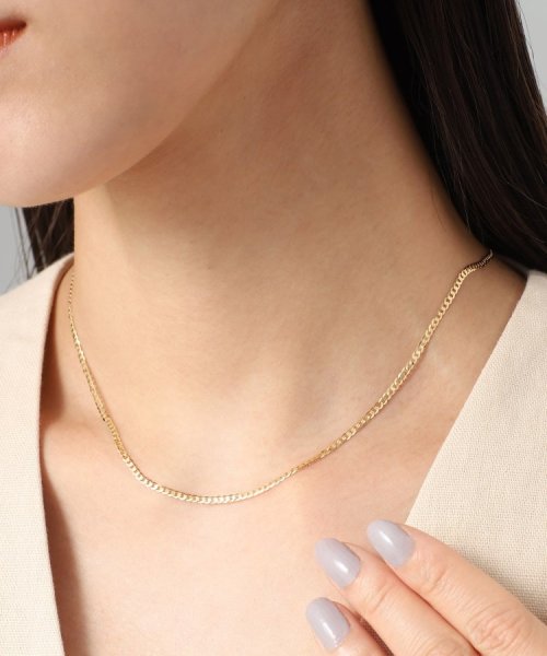 K18フラットキヘイ ネックレス 