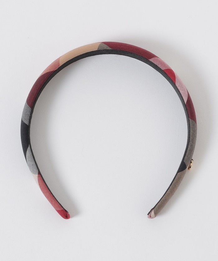 クレストブリッジチェックカチューシャ(505450714)｜阪急百貨店公式