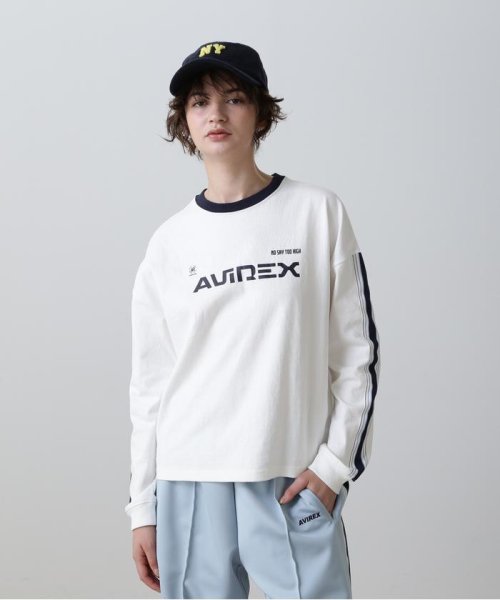 AVIREX(AVIREX)/《WEB&DEPOT限定》L/S LINE T－SHIRT/ ライン ロング スリーブ Tシャツ/img14