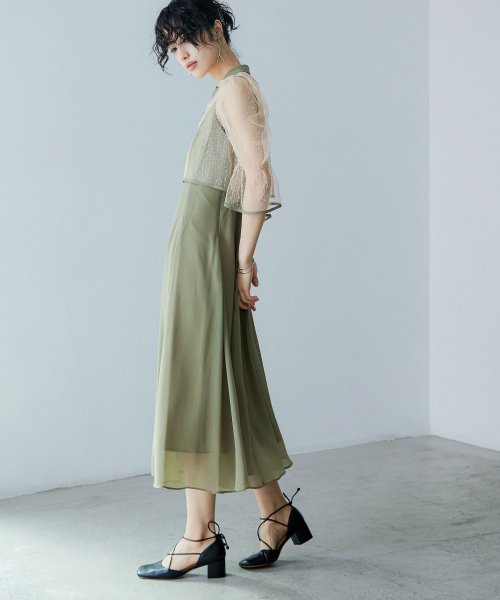 niana ニアナ 結婚式 ワンピース パーティードレス チャイナ風ボレロ キャミワンピ 2点セット ドット柄 チュール 羽織 ショート丈 キャンディスリーブ 5cm 47cm ニアナ ポリエステル100% ゴム 24cm 25cm