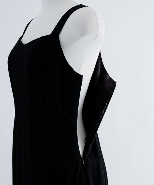 niana ニアナ 結婚式 ワンピース パーティードレス チャイナ風ボレロ キャミワンピ 2点セット ドット柄 チュール 羽織 ショート丈 キャンディスリーブ 5cm 47cm ニアナ ポリエステル100% ゴム 24cm 25cm