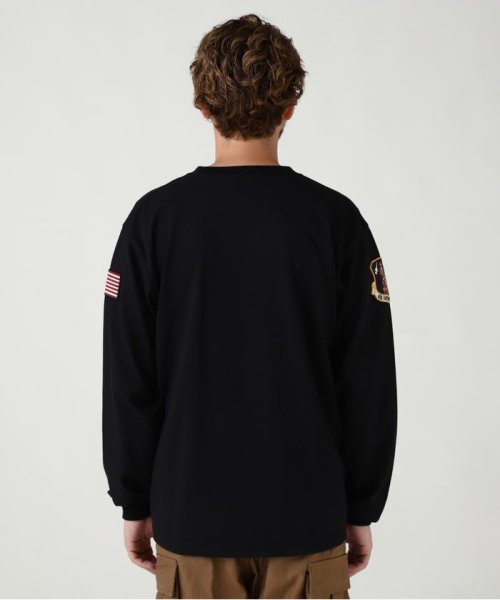 AVIREX(AVIREX)/L/S N.Y. A.N.G  PATCH T－SHIRT/img03