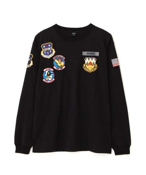 AVIREX(AVIREX)/L/S N.Y. A.N.G  PATCH T－SHIRT/img08