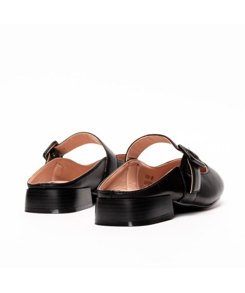 SVEC(シュベック)/パンプス かかとなし 黒 ミュール サンダル 履きやすい 靴 ヒール 2.5cm 太ヒール ブランド ストラップパンプス オフィスカジュアル おしゃれ かわいい/img05