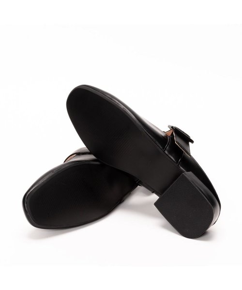 SVEC(シュベック)/パンプス かかとなし 黒 ミュール サンダル 履きやすい 靴 ヒール 2.5cm 太ヒール ブランド ストラップパンプス オフィスカジュアル おしゃれ かわいい/img06