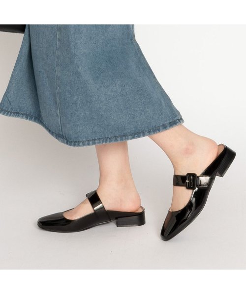 SVEC(シュベック)/パンプス かかとなし 黒 ミュール サンダル 履きやすい 靴 ヒール 2.5cm 太ヒール ブランド ストラップパンプス オフィスカジュアル おしゃれ かわいい/img15