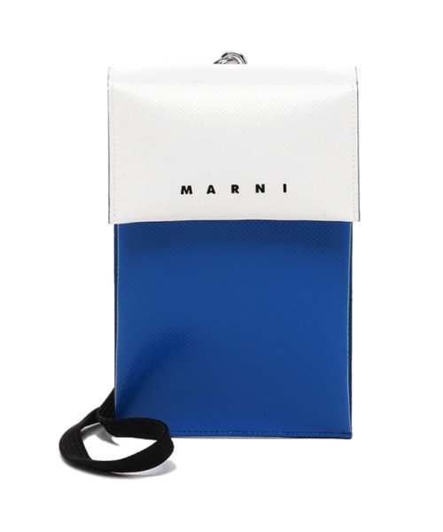 MARNI(マルニ)/マルニ フォンケース ショルダーバッグ トライベカ 電話ケース ホワイト ブルー メンズ MARNI TEMI0004A4 P3572 ZO503/img05