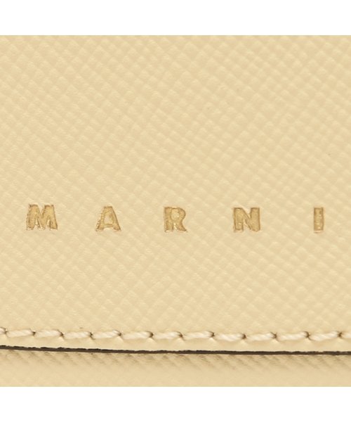 MARNI(マルニ)/マルニ 二つ折り財布 ミニ財布 ベージュ メンズ MARNI PFMI0046U0 LV520 Z642N/img06