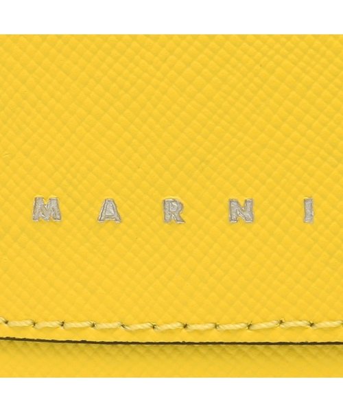 MARNI(マルニ)/マルニ 二つ折り財布 ミニ財布 イエロー メンズ MARNI PFMI0046U0 LV520 Z643N/img06