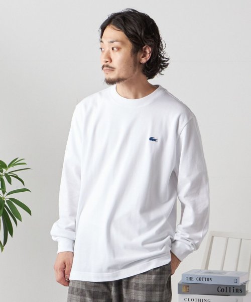 SHIPS any MEN(シップス　エニィ　メン)/【SHIPS any別注】LACOSTE: ワンポイント ピケ クルーネック Tシャツ (ロンT)◇/img10