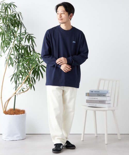 SHIPS any MEN(シップス　エニィ　メン)/【SHIPS any別注】LACOSTE: ワンポイント ピケ クルーネック Tシャツ (ロンT)◇/img26