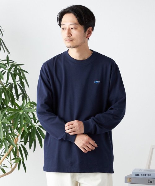 SHIPS any MEN(シップス　エニィ　メン)/【SHIPS any別注】LACOSTE: ワンポイント ピケ クルーネック Tシャツ (ロンT)◇/img29