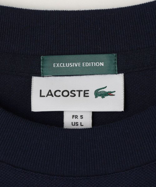 SHIPS any MEN(シップス　エニィ　メン)/【SHIPS any別注】LACOSTE: ワンポイント ピケ クルーネック Tシャツ (ロンT)◇/img34