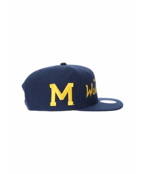 Mitchell & Ness(ミッチェルアンドネス)/ジャスト・ドン ミシガン ドラフト スナップバック UNIVERSITY OF MICHIGAN NCAA JUST DON DRAFT SNAPBACK MI/img04