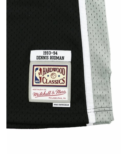 Mitchell & Ness(ミッチェルアンドネス)/デニス・ロッドマン スパーズ ロード スイングマンジャージ 1993－94 SAN ANTONIO SPURS NBA DARK JERSEY SPURS 19/img05