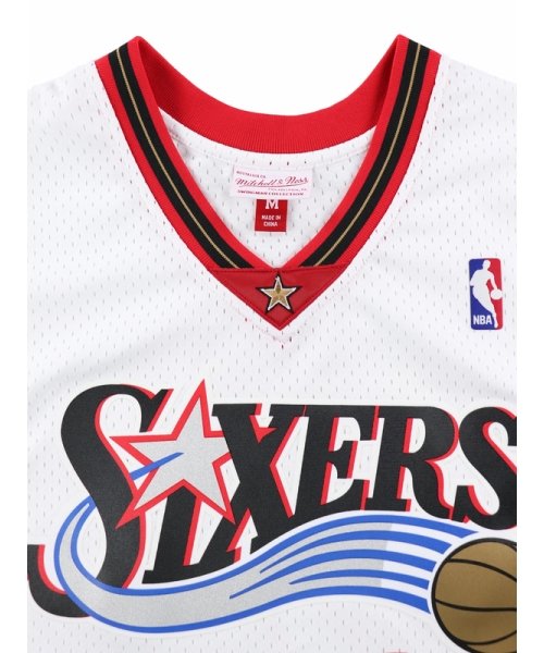 Mitchell & Ness(ミッチェルアンドネス)/アレン・アイバーソン オールスター スイングマンジャージ 2002 ALL STAR EAST NBA WHITE ALL STAR JERSEY 76ERS/img02