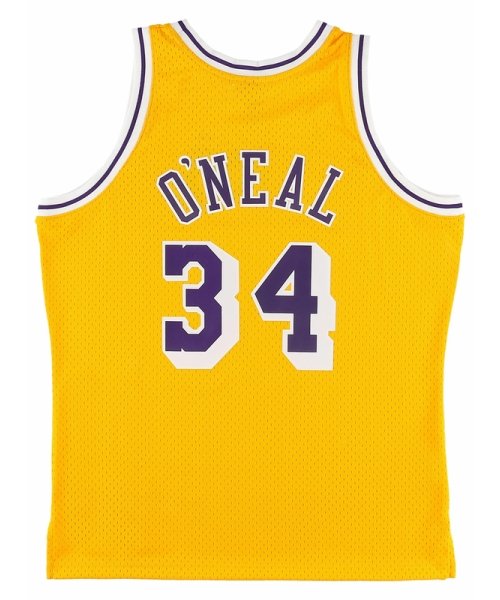 Mitchell & Ness(ミッチェルアンドネス)/シャキール・オニール レイカーズ ホーム スイングマンジャージ 1996－97 LOS ANGELES LAKERS NBA SWINGMAN HOME JER/img01