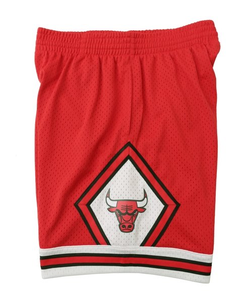 Mitchell & Ness(ミッチェルアンドネス)/ブルズ ロード スイングマンショーツ 1997－98 CHICAGO BULLS Swingman Shorts Scr － CHI Bulls 97－98/img06