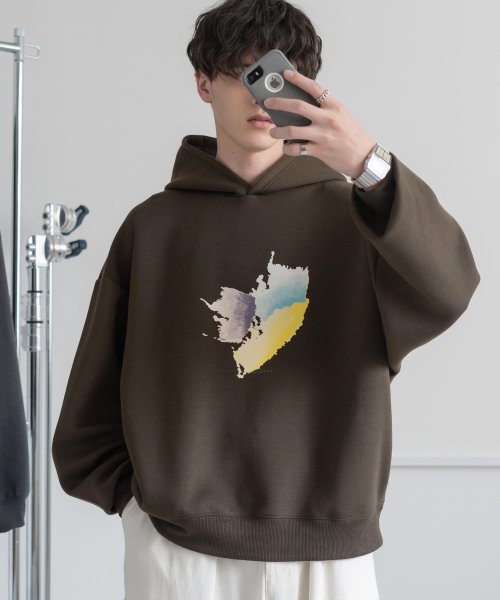 ダンボールニットパーカー プルオーバー メンズ レディース スウェット  