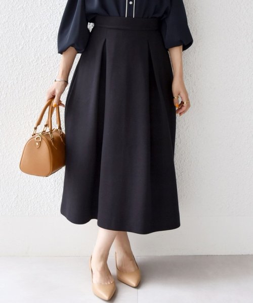 SHIPS any WOMEN(シップス　エニィ　ウィメン)/SHIPS any:〈洗濯機可能〉ダブル ピケ コクーン スカート［NAVY BLUE］/img16