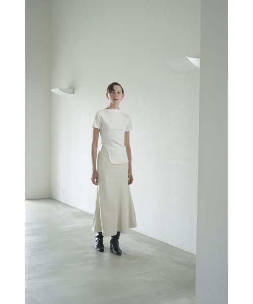 CLANE(クラネ)/VEGAN LEATHER LONG SKIRT/img09