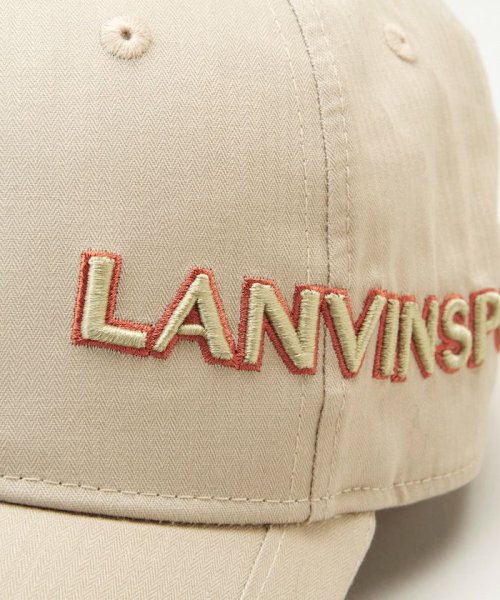 LANVIN SPORT(ランバン スポール)/綿素材ロゴデザインキャップ/img06