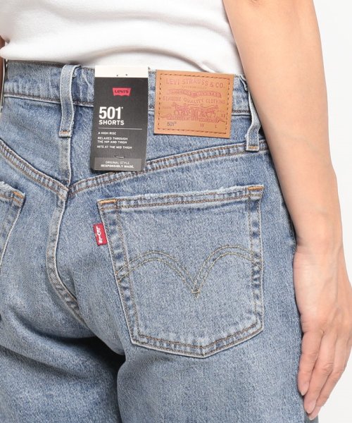 LEVI’S OUTLET(リーバイスアウトレット)/501(R) MID THIGH ショートパンツ ミディアムインディゴ DESTRUCTED/img04