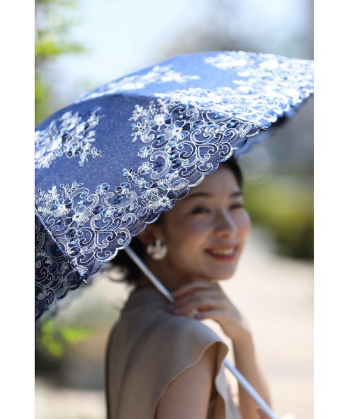 CAWAII(カワイイ)/花刺繍が美しい折りたたみ日傘/img16