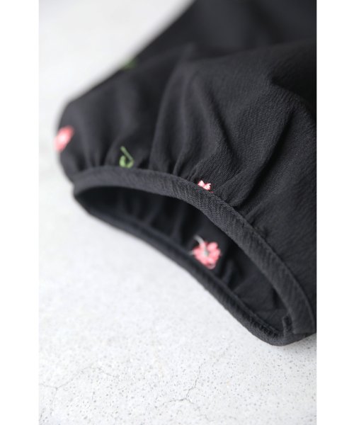CAWAII(カワイイ)/散りばめた小花刺繍のバルーン袖ロングワンピース/img16