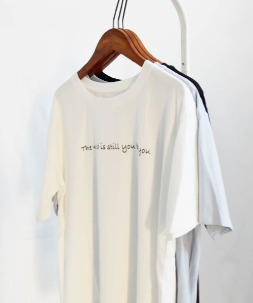ARGO TOKYO(アルゴトウキョウ)/Crew－neck Logo T－shirt 24071　クルーネックロゴTシャツ　コットンT　Tシャツ　LOGOTシャツ　プリントTシャツ　半袖T　カットソー/img21