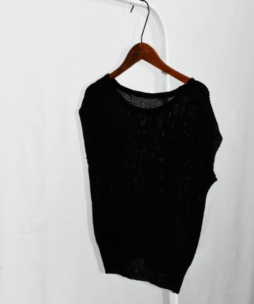 ARGO TOKYO(アルゴトウキョウ)/Summer Mesh Knit Tops 25069 サマーメッシュニットトップス　メッシュニット　ニットトップス　シアーニット　シアートップス　ニットソー　/img22