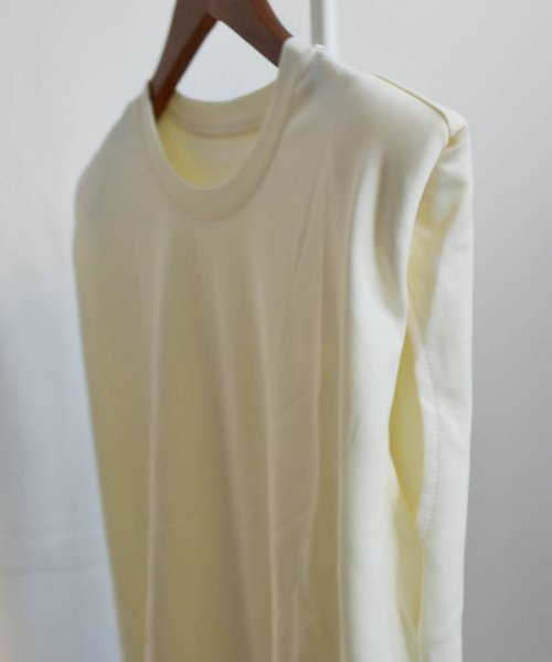 ARGO TOKYO(アルゴトウキョウ)/Side Button Shoulder Pat T－shirt　24085 サイドボタンショルダーパットTシャツ　Tシャツ　パット付きTシャツ　サイドボタン　/img20