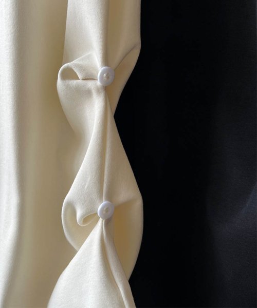 ARGO TOKYO(アルゴトウキョウ)/Side Button Shoulder Pat T－shirt　24085 サイドボタンショルダーパットTシャツ　Tシャツ　パット付きTシャツ　サイドボタン　/img28