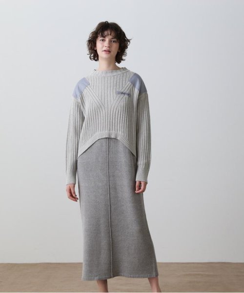 AVIREX(AVIREX)/LAYERED LIKE KNIT ONE PIECE/レイヤードライク ニットワンピース/img14