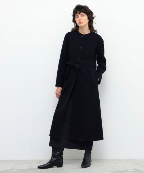ライトメルトンダブルフェイスドレスコート 